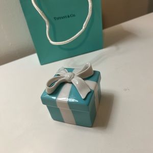 Tiffany Co ceramic jewelry box